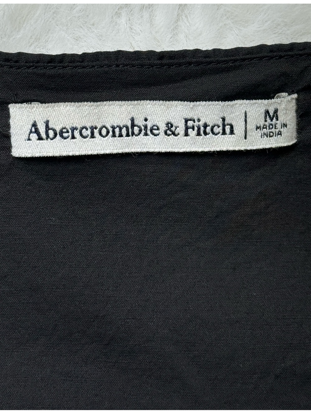 Abercrombie & Fitch Tiered Ruffle Mini Babydoll Dress M Pockets Flutter Sleeve - Picture 3 of 13